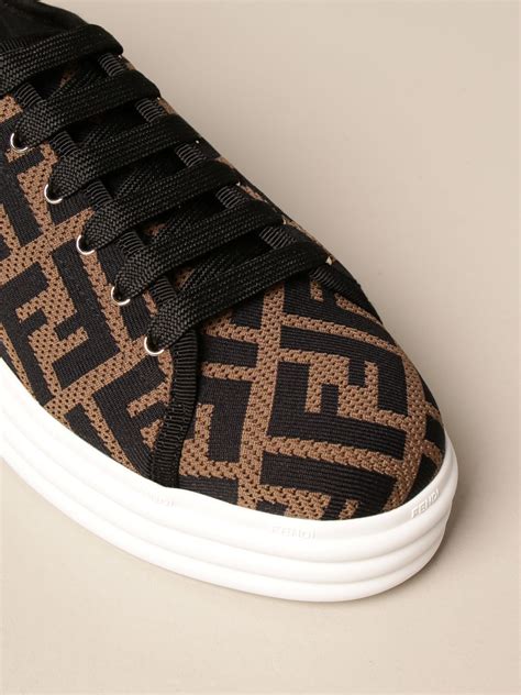 fendi canvas sneakers|fendi sneakers for women.